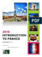 To France: Assignment # 01
