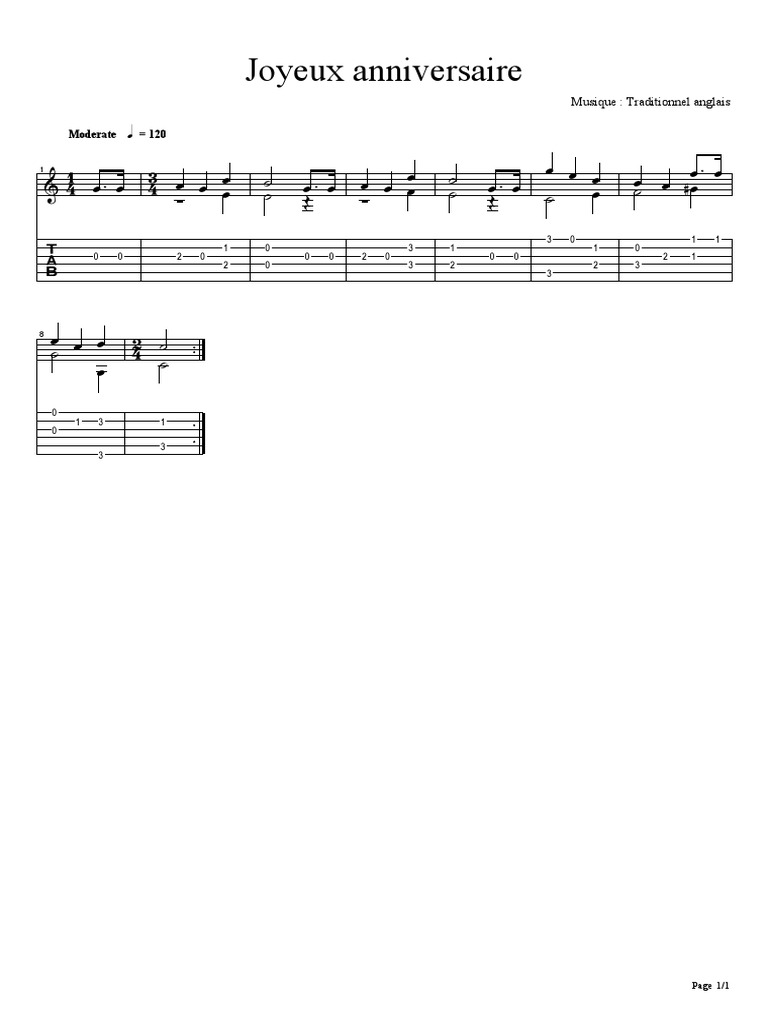 Joyeux Anniversaire Happy Birthday Piano
