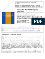 L2 Morphosyntactic Development in Text-Based Computer-Mediated Communication