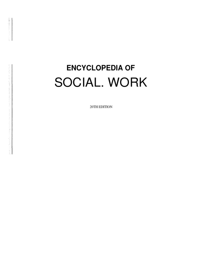 Jaklin Farnandis Ka Sex - Enciclopedia Trabajo Social - 20 Edicion - Oxford - Terry Mizrahi | PDF |  Social Work | Psychiatric Rehabilitation