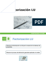 Factorizacion Lu