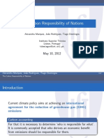 The Carbon Responsibility of Nations: Alexandra Marques, Jo Ao Rodrigues, Tiago Domingos