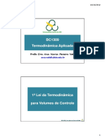 Aula 4 Primeira Lei Da Termodinâmica para Volumes de Controle - 10 - 10 - 2012 PDF