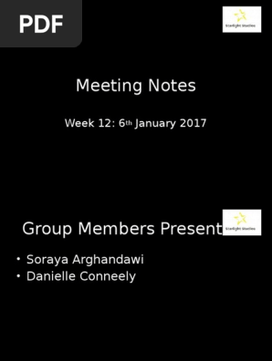 Meeting Notes 