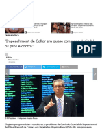 _Impeachment de Collor Era Quase Consenso