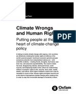 Climate Wrongs and Human Rights: Putting People at The Heart of Climate Change Policy