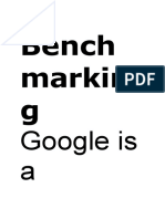 Bench Marking