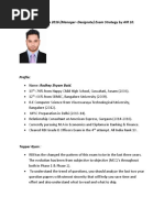 Radhey Baid AIR 10 - RBI Grade B Strategy