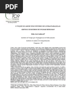 o Toque Do Amor Num Universo de Linhas Paralelas