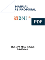 Buku Manual BNI Life Proposal