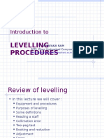 Introduction to Levelling Procedures