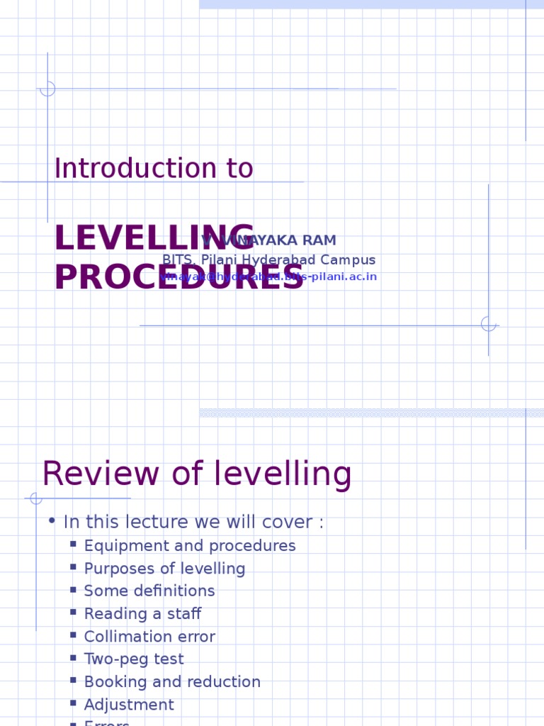 Fly Levelling Procedures Overview | PDF | Atmospheric Pressure ...