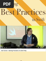 Best Practice in Swift