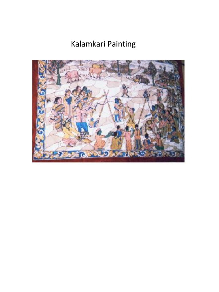 Kalamkari Painting | Download Free PDF | Paintings | Arts (General)