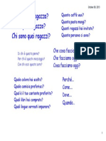 Aggettivi e Pronomi Interrogativi