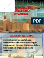 Pengurusan Dan Pentadbiran Organisasi TK3