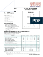 Schottky barrier rectifier diodes for 20-40V applications