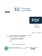 Circuitos Integrados. Mantenimiento Que Se Debe Llevar A Cabo en Sistemas de Control