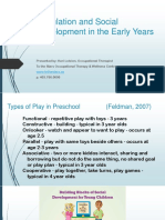 Regulation and Social Development in The Early Years Parent Fop