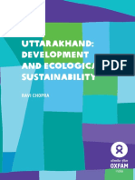 Uttarakhand: Development and Ecological Sustainability