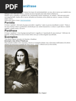 Paródia e Paráfrase