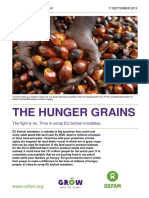 The Hunger Grains: The Fight Is On. Time To Scrap EU Biofuel Mandates.