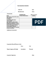 Exn Inspection Checklist