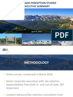 Colorado perception study executive summary