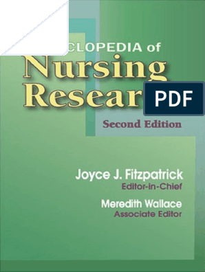 Encyclopedia of Nursing Research, Second Edition.pdf | Doctor Of ...