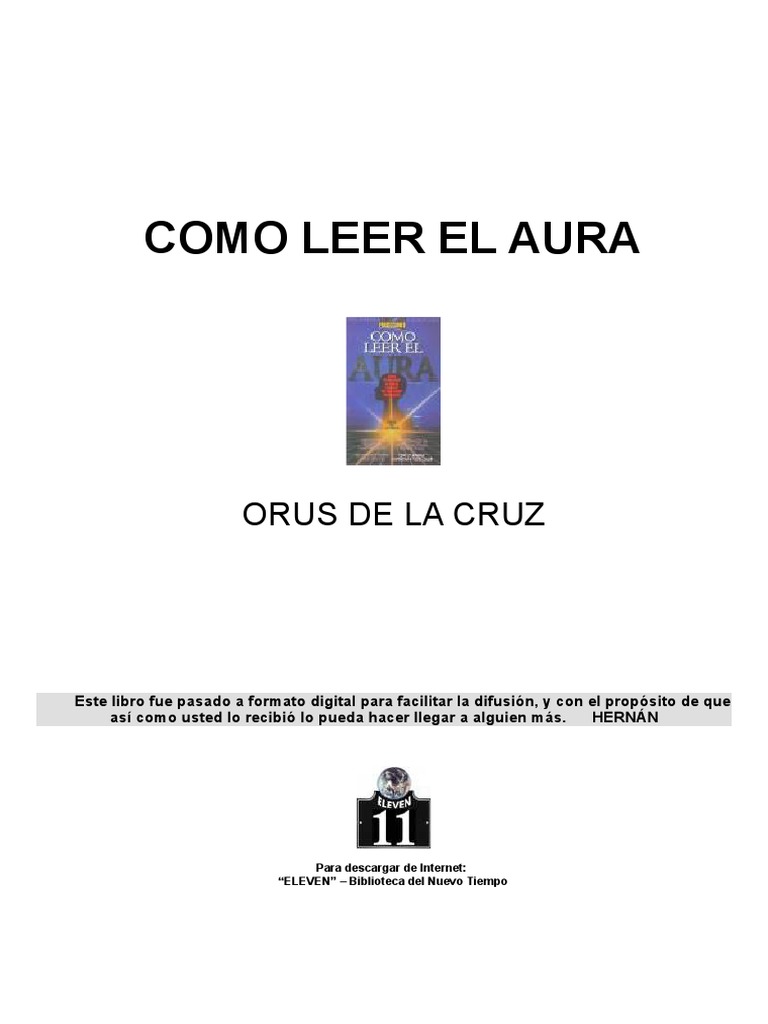 COMOLEERELAURA.pdf Aura (paranormal) Percepción