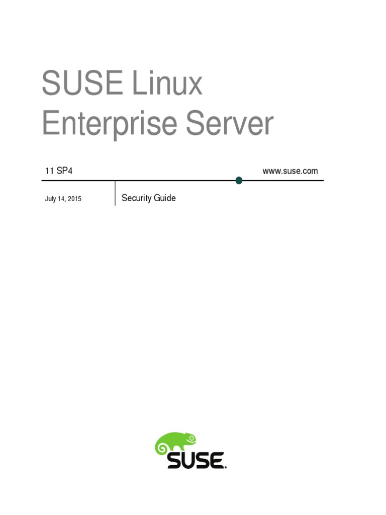SuSE Linux Enterprise Server Security Guide 11 SP4 | PDF | Password ...