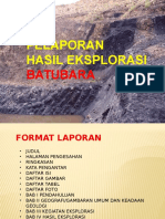 Pelaporan Eksplorasi