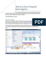 Efficient Portfolios in Excel Using the Solver and Matrix Algebra.pdf