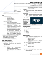 [Anes] 1.2 PreAnesthetic Evaluation and Pre Medication (Baria) - JTIII