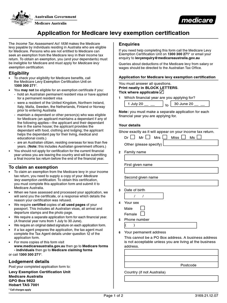 Medicare Exemption PDF | PDF | Permanent Residence (United States 