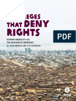 Privileges That Deny Rights: Extreme Inequality and The Hijacking of Democracy in Latin America and The Caribbean