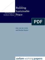 Building Sustainable Peace: Conflict, Conciliation, and Civil Society in Northern Ghana