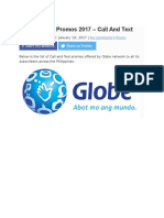 Globe Promo 2017