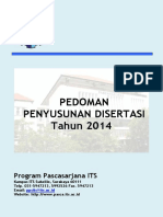 Pedoman Penyusunan Disertasi 2014
