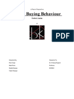 Online Buying Behaviour: A Project Proposal On