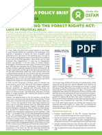 Implementing The Forest Rights Act: Lack of Political Will?