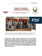 Climate Change Spending in Ethiopia: Recommendations To Bridge The Funding Gap For Climate Financing