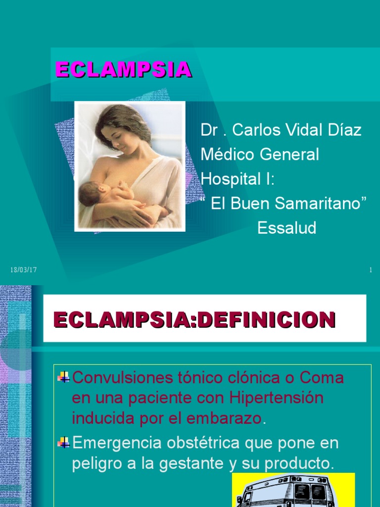 Eclampsia y Manejo. PDF Especialidades Medicas Medicina