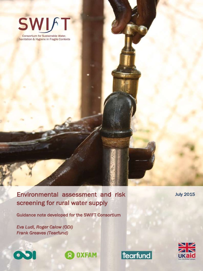 Environmental Assessment and Risk Screening For Rural Water Supply