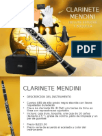 Clarinete Mendini