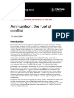 Ammunition: The Fuel of Conflict