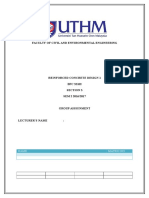 Faculty of Civil and Environmental Engineering: Name Matric No