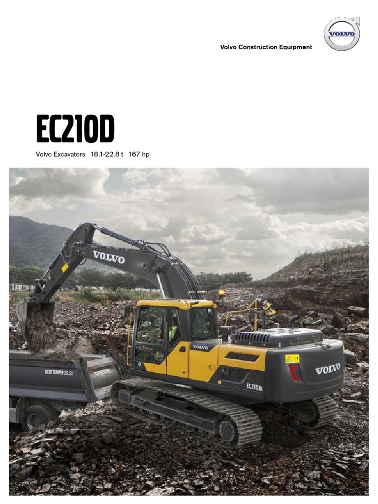 Brochure EC210D T3 EN A8 20048851 A 2015.10 PDF | PDF | Engines