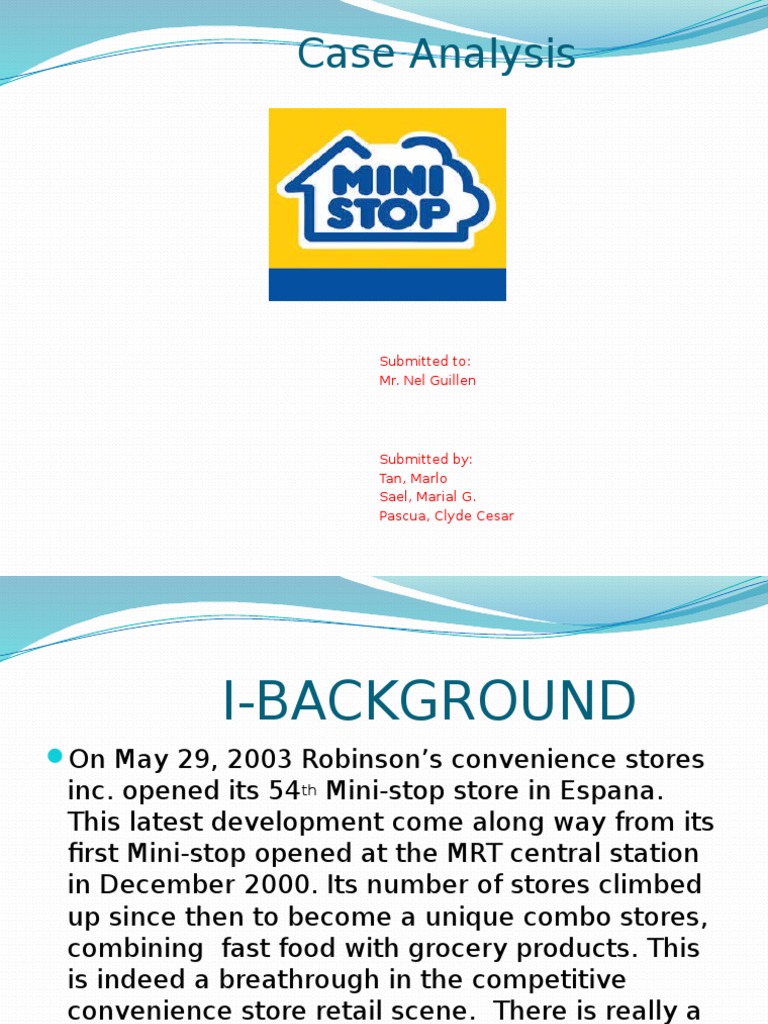 Mini stop business plan image