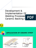 Development & Implementation of Welding Processes With Ceramic Backing in MFF